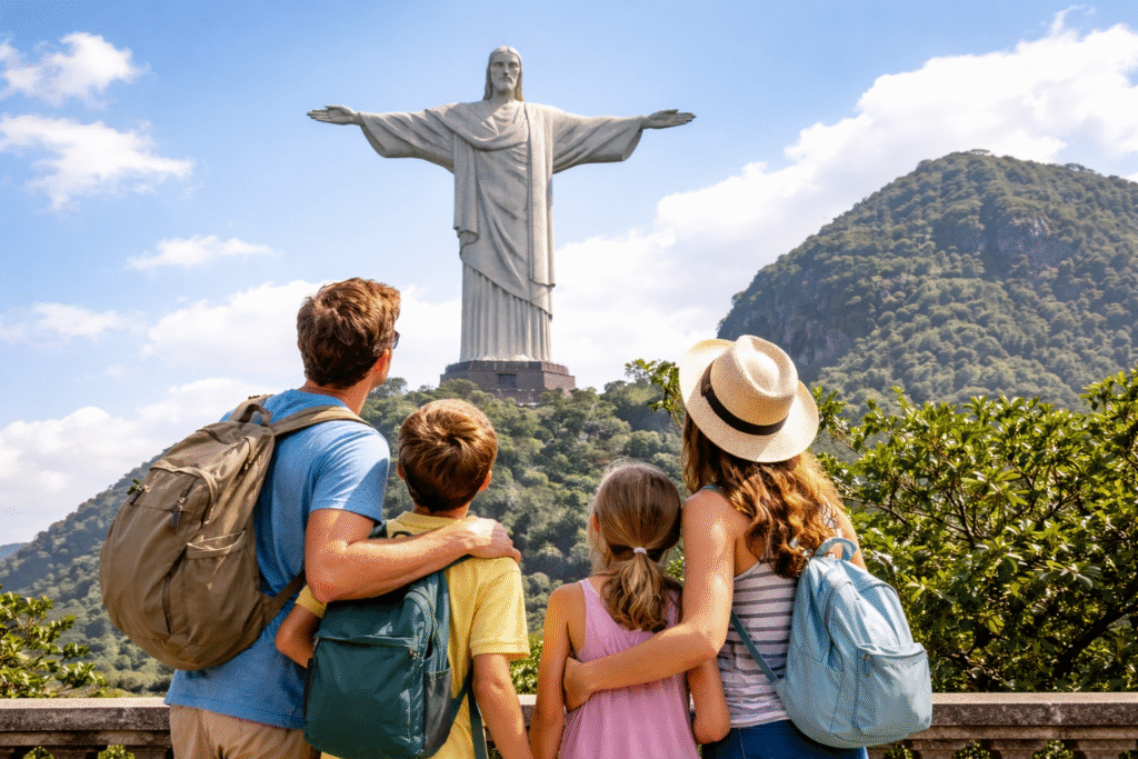Visit Christ the Redeemer with Children - Visita el Cristo Redentor con niños - Bezoek Christus de Verlosser met kinderen - Besuchen Sie Christus der Erlöser mit Kindern - Christ Rédempteur avec des enfants - Visita il Cristo Redentore con i bambini - Visite o Cristo Redentor com crianças - 子供と一緒にキリスト・ザ・リデーマーを訪れる
